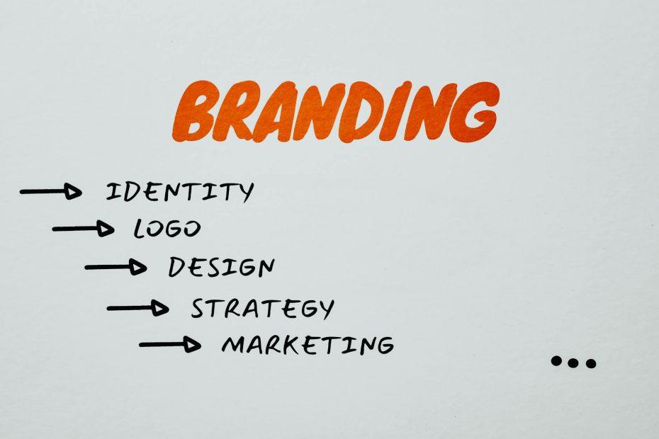 Person building a personal brand with a speech bubble and target icon.