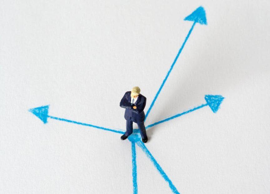 Business decisions framework graphic